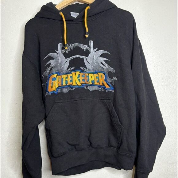 Cedar point gatekeeper pullover hoodie men’s size small black - Picture 1 of 8
